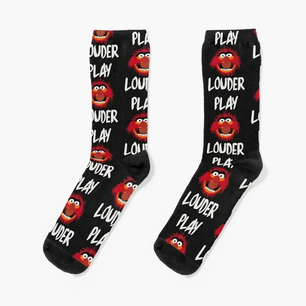 

Play Louder Socks Thermal man winter christmas gift with print custom Socks Men's Women's