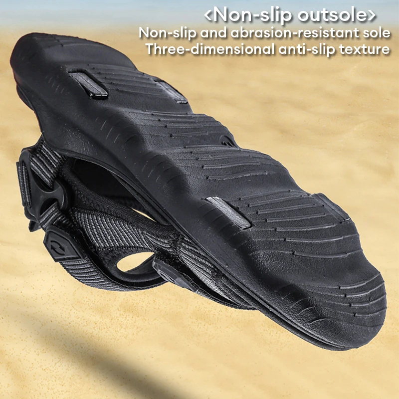 Kinder Sommer Lässige Atmungsaktive Sandalen Offene spitze Rutschfeste Strandschuhe für Kinder Jungen Outdoor Sport Walking Größe 30-40 – Detail 6