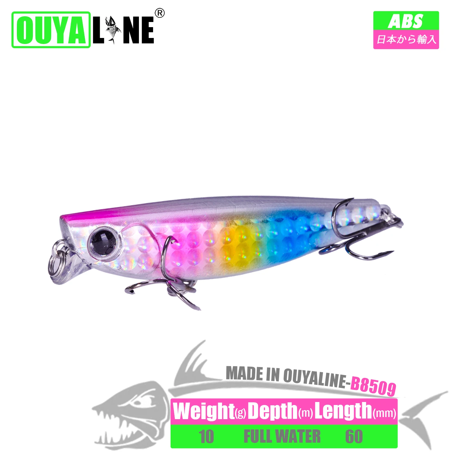 Señuelo hundido Minnow Wobbler para pesca de lucio con acción natural - imagen 4
