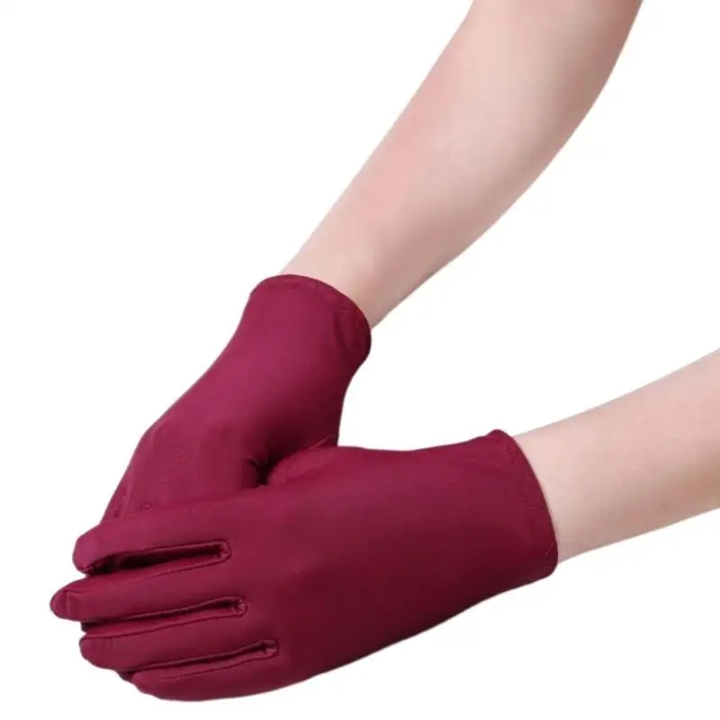 

652F 2pack Fashionable Display Gloves Wedding Celebration Mittens Business Gloves for Jewelry Showcases