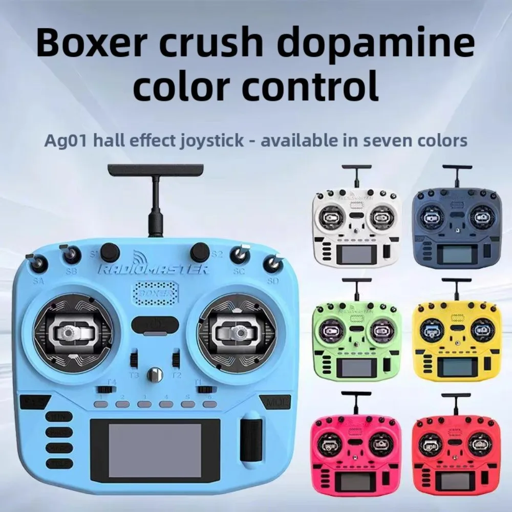 

Boxer Crush Remote Controller for FPV Racing Drones, ELRS Protocol Compatible, High Performance RC Transmitter UAV Accessories
