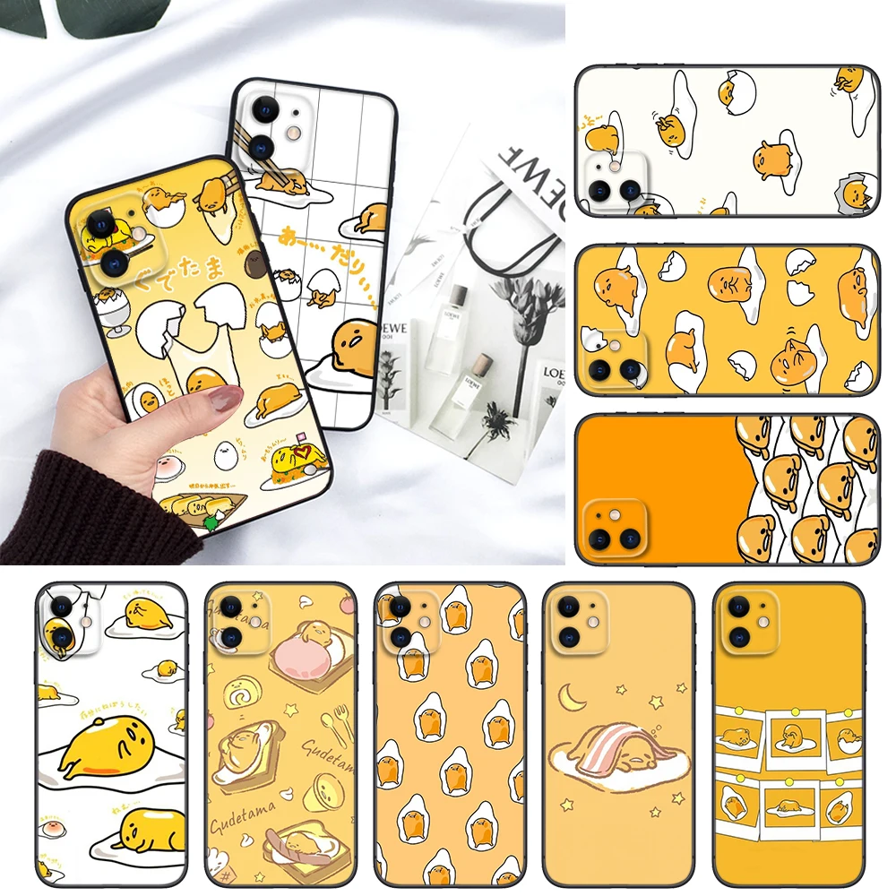 Gudetama Soft Case for Samsung A03 A50 A51 A52 A53 A70 A71 A72 A73 A81 A82 A91 M20 M30 M30S M51 Note 10 20 Lite