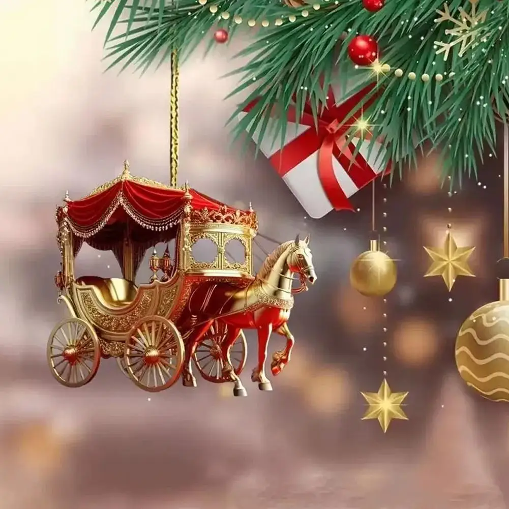 عيد الميلاد الإبداعية عيد الميلاد النقل شجرة عيد الميلاد الديكور جديد الاكريليك شقة سيارة مرآة الرؤية الخلفية قلادة سيارة الديكور