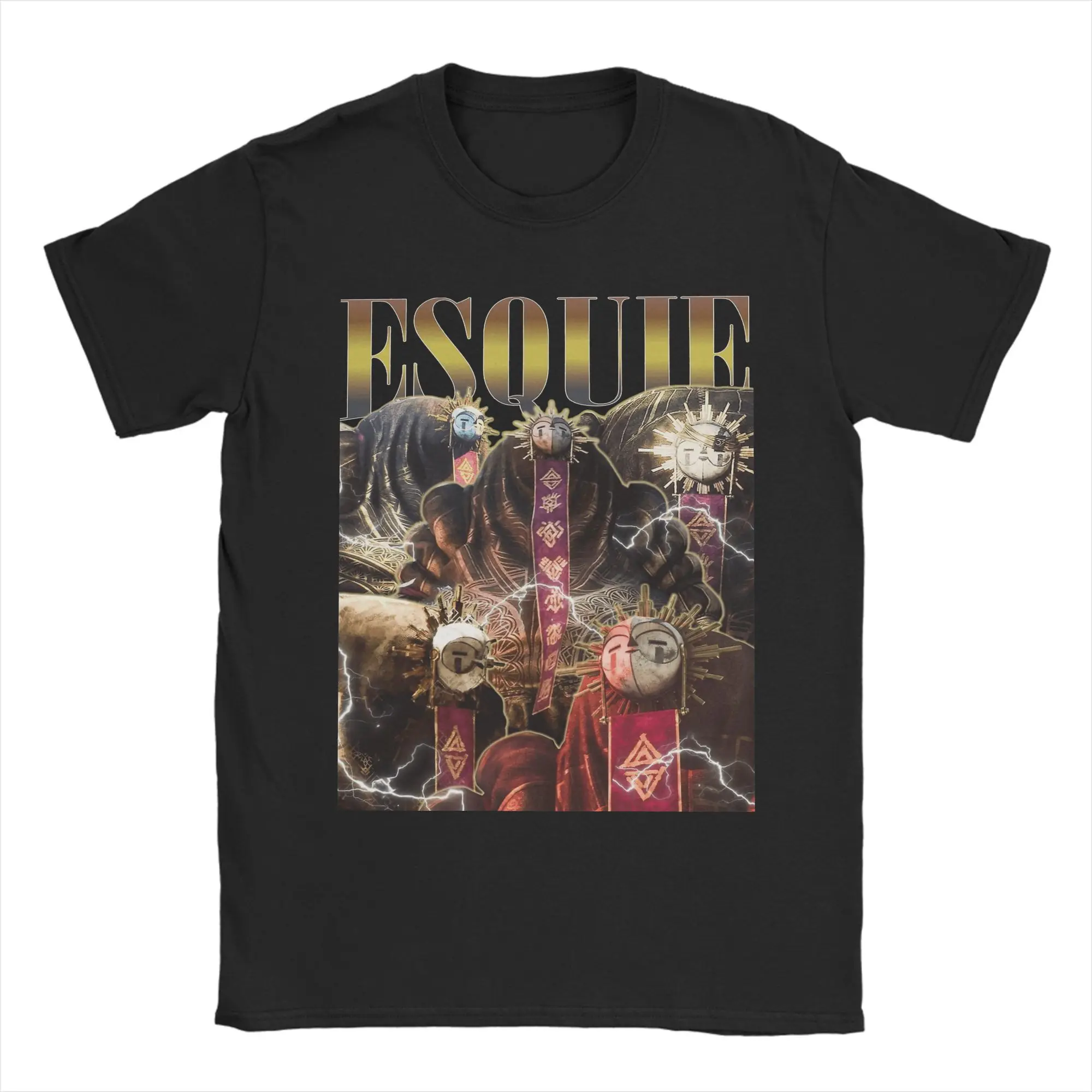

Men T-Shirts Esquie Expedition 33 Video Game Funny Cotton Tees Short Sleeve T Shirt Round Neck Clothes Unique