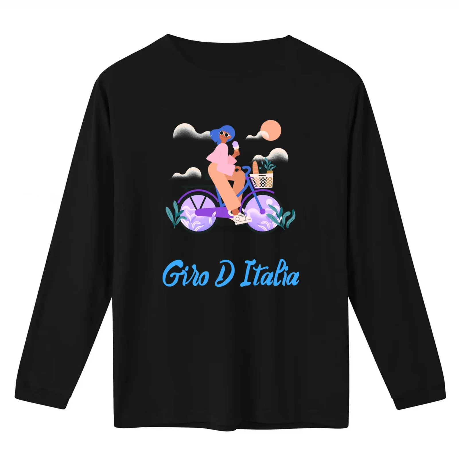 Giro d italia T-Shirt Summer Casual Cotton Tee Oversized Streetwear Tops Vintage Graphic Print Loose Fit Short Sleeve