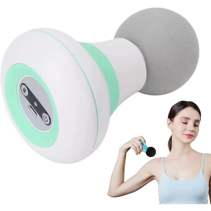 Portable Mini Handheld Electric Massager Deep Tissue Percussion Massage Gun Compact Muscle Relax Tool For Back Neck Shoulder Leg