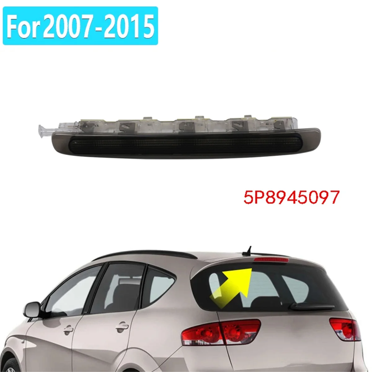 ضوء فرامل أسود عالي التركيب لمقعد ALtea Altea XL Typ 5P Altea #1