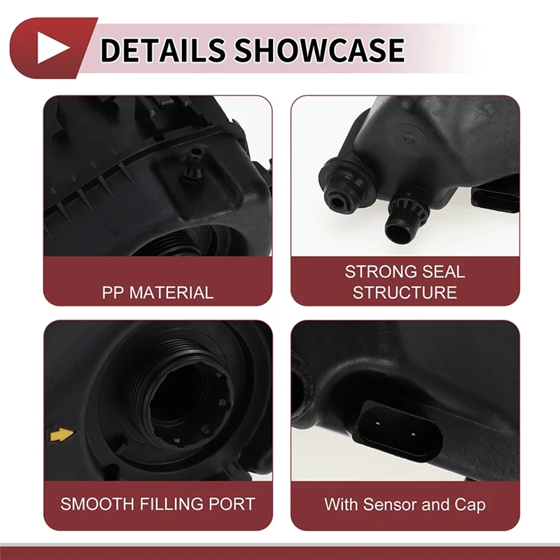 

A40Z-17139846642 Engine Coolant Reservoir Water Expansion Tank For BMW G30 G32 G12 G14 G15 G16 530E 530I 540I