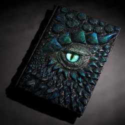 Horror Handbook Dragon's Eye Demon Retro Loose-leaf Notebook Witchcraft Curse Book Halloween Horror Prop Gothic Home Decor
