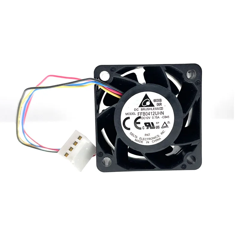 40mm 12V High Speed Powerful PWM Cooling Fan for DELTA FFB0412UHN 4cm 4028 0.75A 14000RPM Axial Computer PC Server Fan