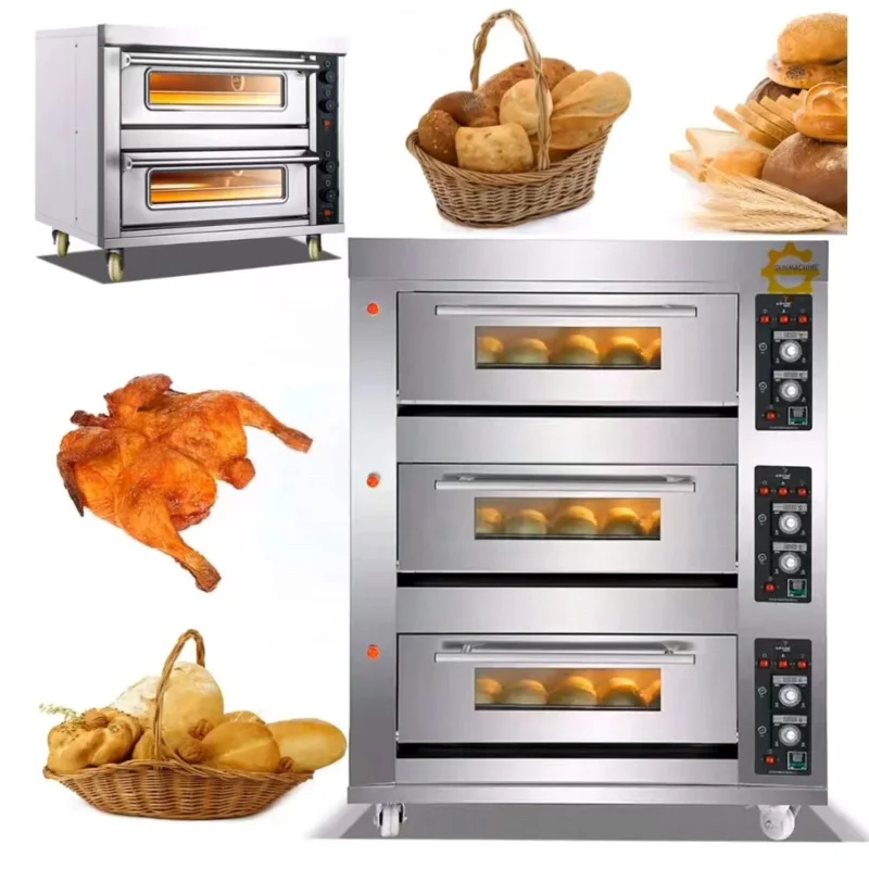 

Полный комплект оборудования для пекарни: коммерческая электрическая автоматическая печь для выпечки хлеба для ресторанов