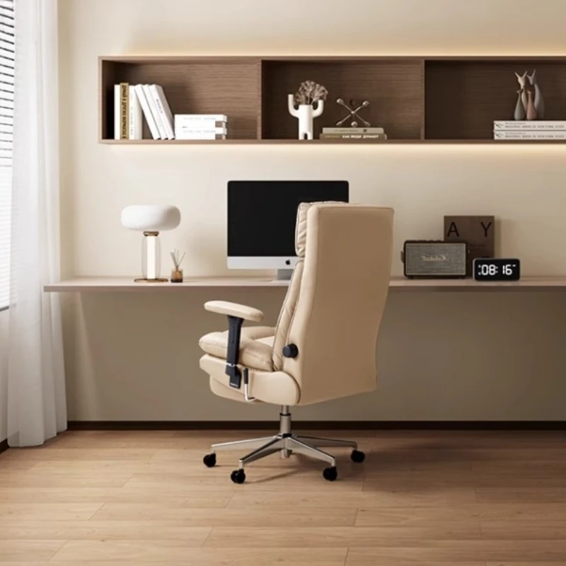 *Bureau Swivel Design Office Furniture Armrest Cat Scratch Skin Lift Office Boss Chair Wheels Bureaux Chaise Computer Chair home