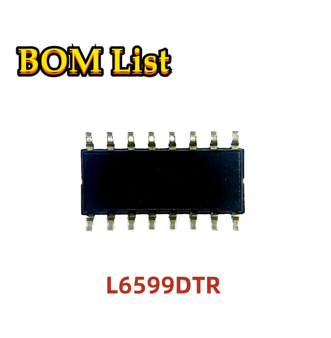 Original L6599DTR L6599 Marking L6599D Power Supply High voltage resonant controller SOIC-16 for APW12 PSU3300-01 PLUS1