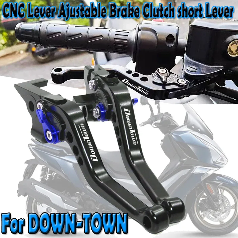 

Для мотоциклов KYMCO DOWNTOWN 125 200 300 350: Регулируемые рычаги тормоза и сцепления из ЧПУ-сплава