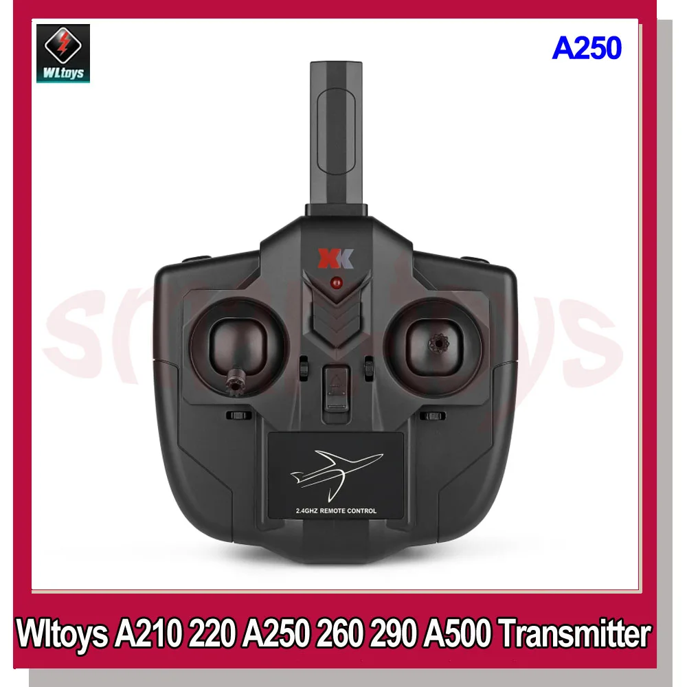 Wltoys XK A220  A250 Transmitter Kona Protocol Remote controller for WL A210 A260 A290 A500 left hand mode 2 RC Airplane Parts