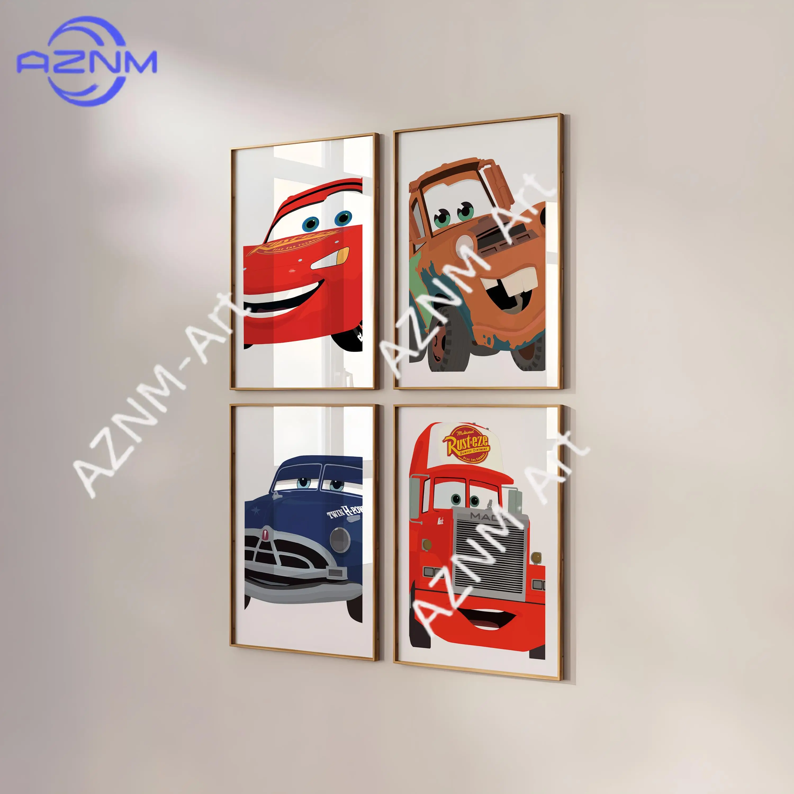 1PC/4PCS Cars Movie…