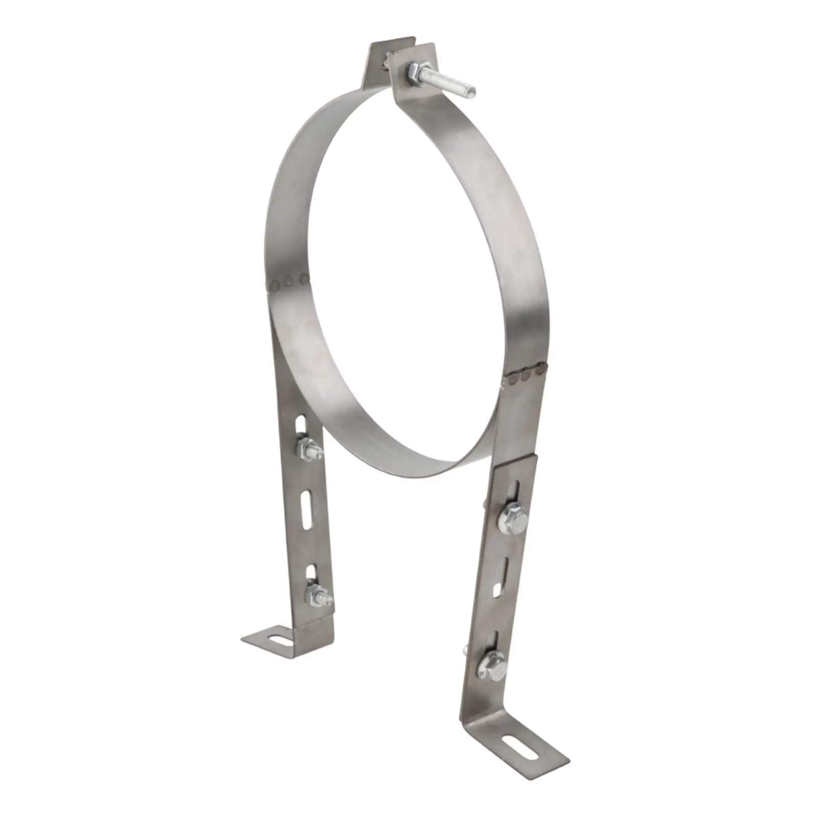 Chimney Pipe Wall Strap Split Ring Hanger Pipe Bracket Clamp for Winter Stove