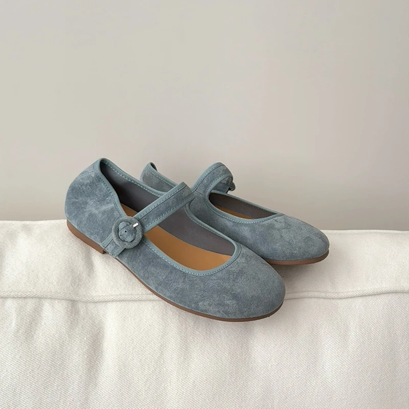 2026-new-korean-style-princess-flat-shoes-women's-round-toe-buckle-ballet-flats-anti-slip-rubber-sole-spring-fashion-single-s