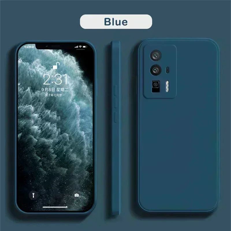 Poco F5 Pro Case Liquid Silicone Camera Lens Protector Phone Cases For Xiaomi Poco F5 PocoF5 Poco F 5 Pro F5Pro Soft Back Cover image 6