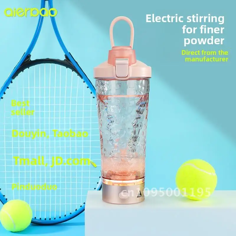 Electric Fitness Shake Cup Automatic Protein Powder Mixing Sports Fitness Cup Tritan Material Coffee Milk Powder Substitute