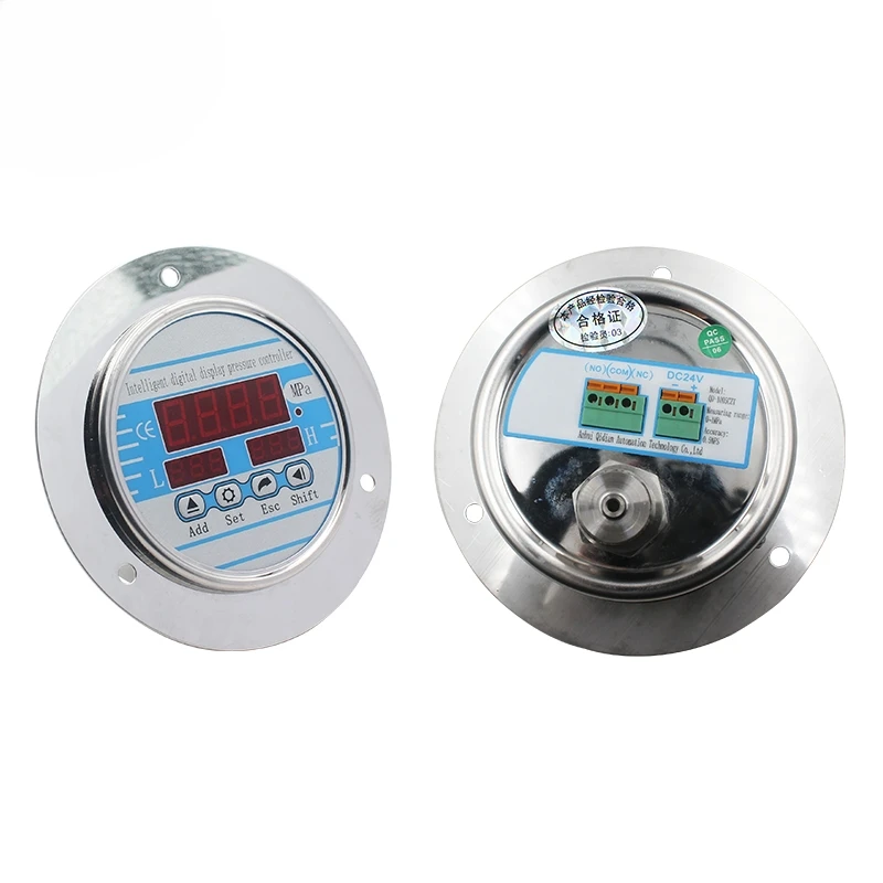 

Digital 100mm Dial Electric Contact Hydraulic Pressure Gauge 200bar 400 bar 0-100Mpa