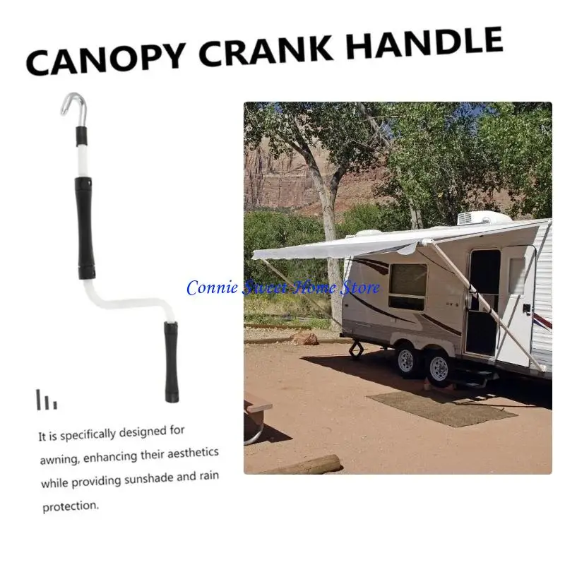 LXAF Retractable Awning Arm Handle Winders Puller Awning Accessory Easy to Use
