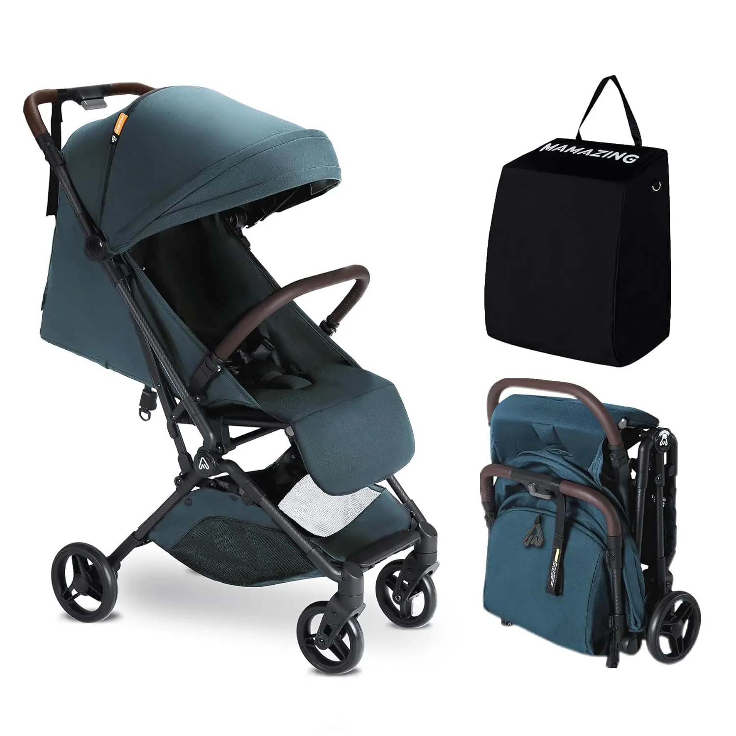 Mom’s Choice Gold Award Winner, Ultra Compact & Airplane-Friendly Travel Stroller, One-Handed Folding