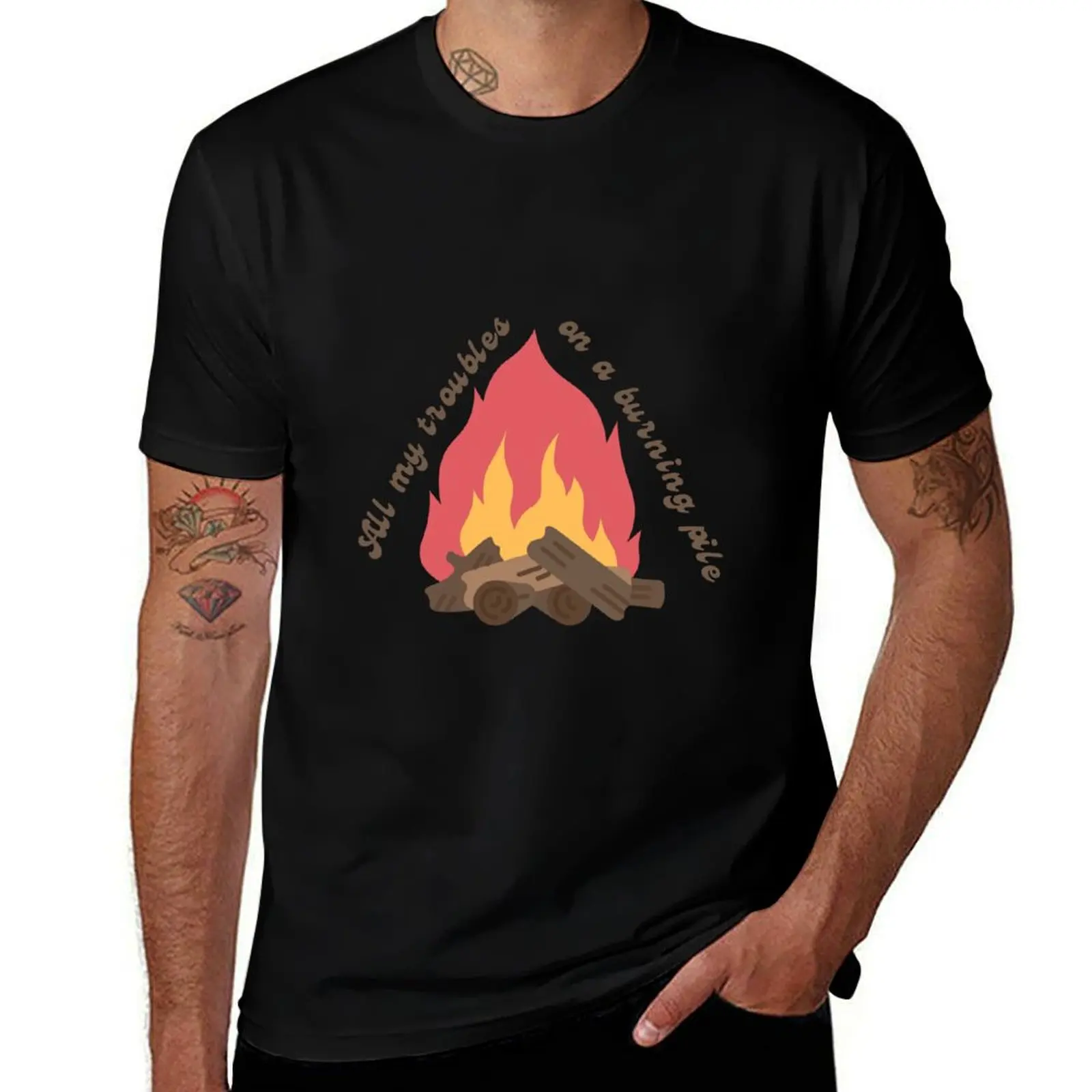 Mother Mother - Burning Pile T-Shirt Stylish Graphic Short Sleeve Top T-Shirt