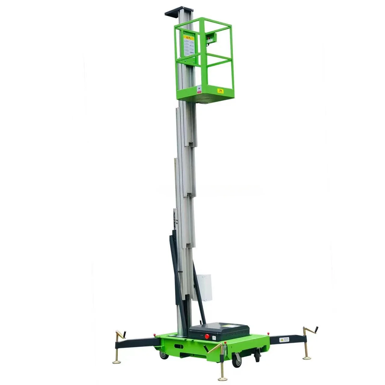 ME900-1  9m Single Mast Aluminum Alloy mast lift hydraulic hydraulic for Aerial Working Platform Lift