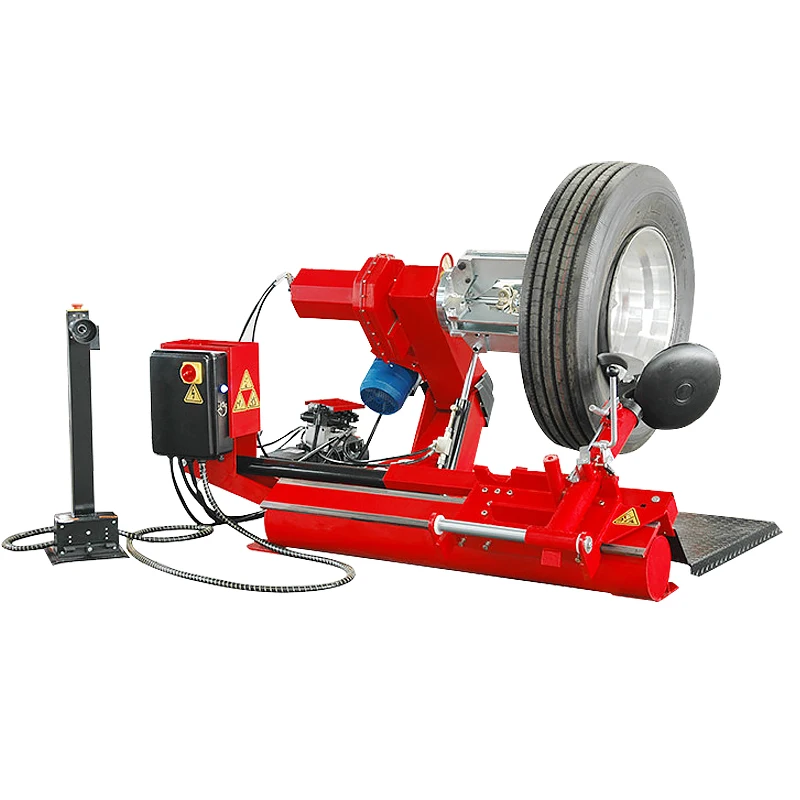 

Semi-automatic horizontal tire changing machine suitable for heavy truck tire changing machine