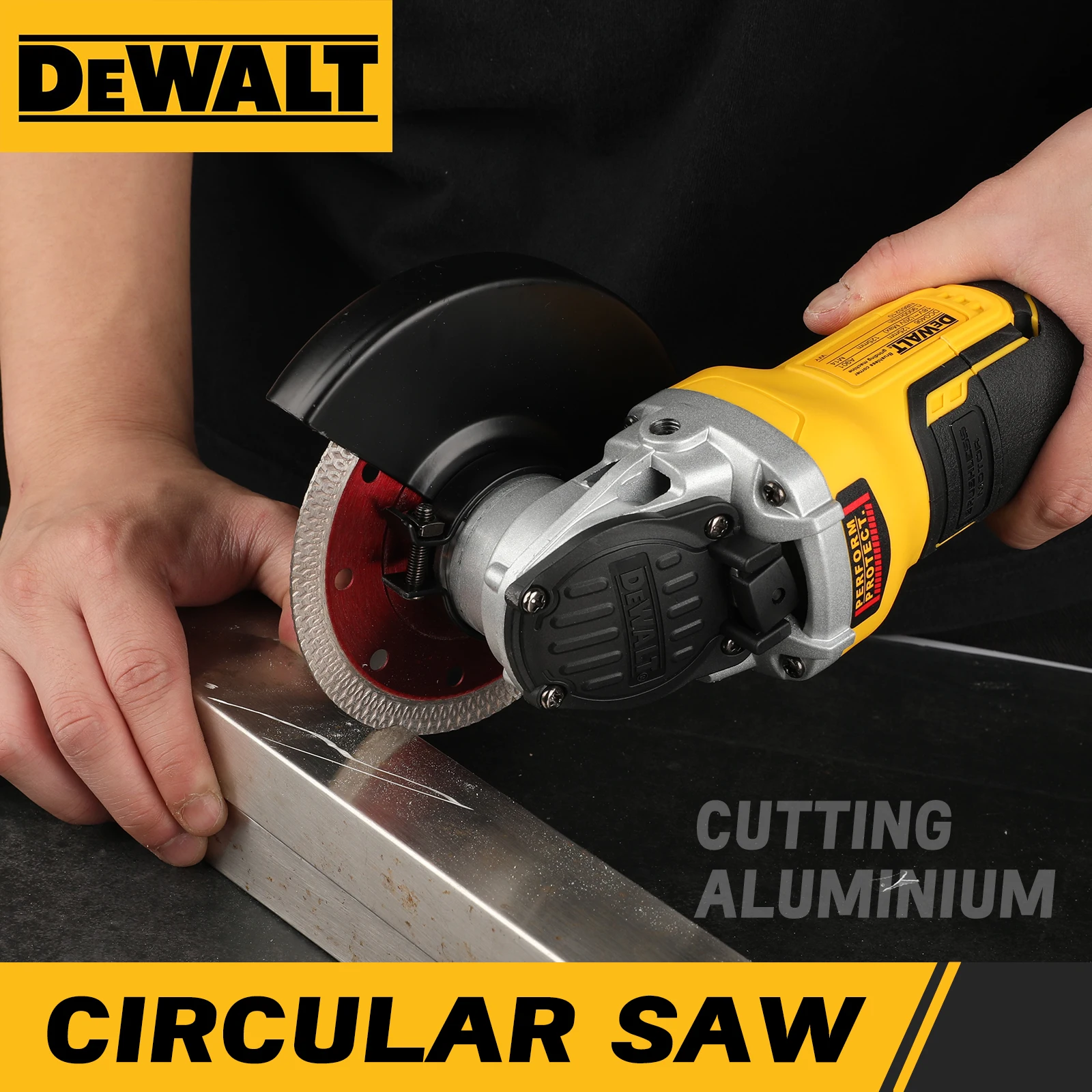 

DEWALT 20V DCG406 Cordless Angle Grinder:1000rpm125mm wheel,M14 spindle9000/min speed,680W power.For construction,DIY&industrial