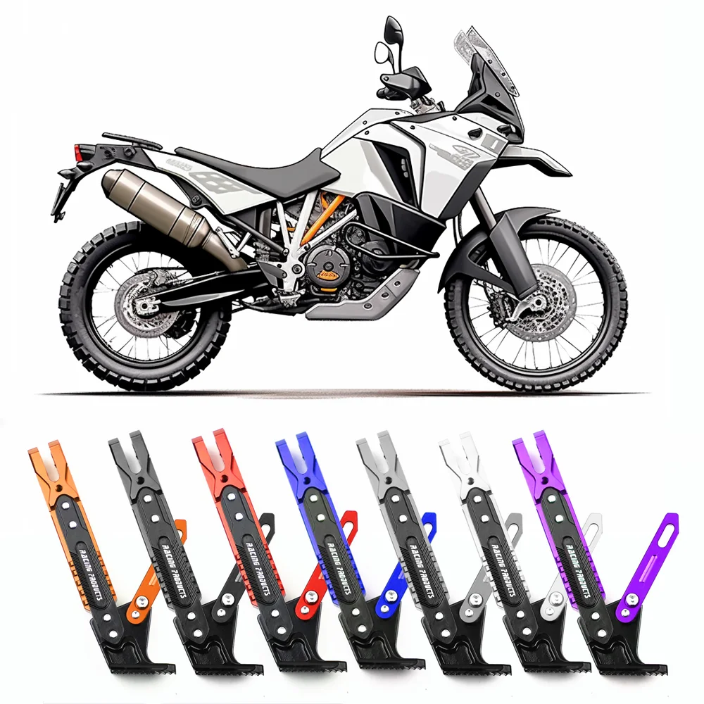 Suporte para pés para motociclos, Kick Side Stand, Resistente, Estacionamento, Scooter, Kickstand, KTM Adventure, 790, 990, 1050, 1090, 1190, 1290