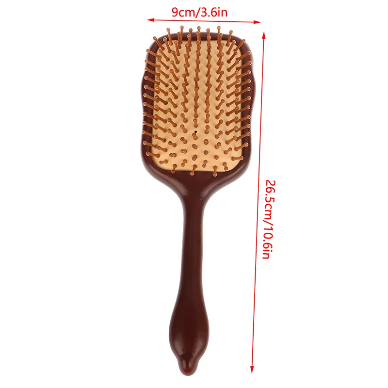 Brosse à Cheveux Luxueuse en Bois de Santal pour Femme, Peigne à Dents Larges pour Énergie du Cuir oral elu