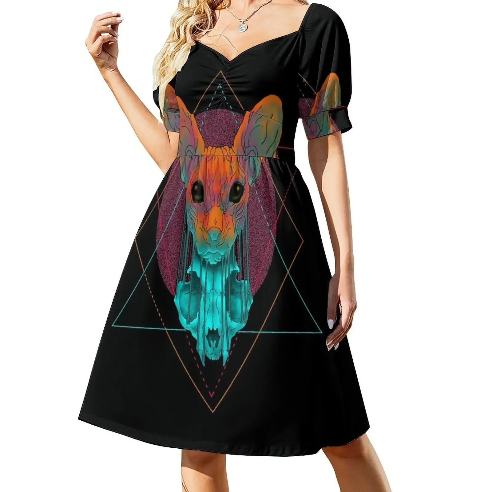 

Reflections Sleeveless Dress chic and elegant woman dress dresses for woman 2025 sexy short dresses daring Dress