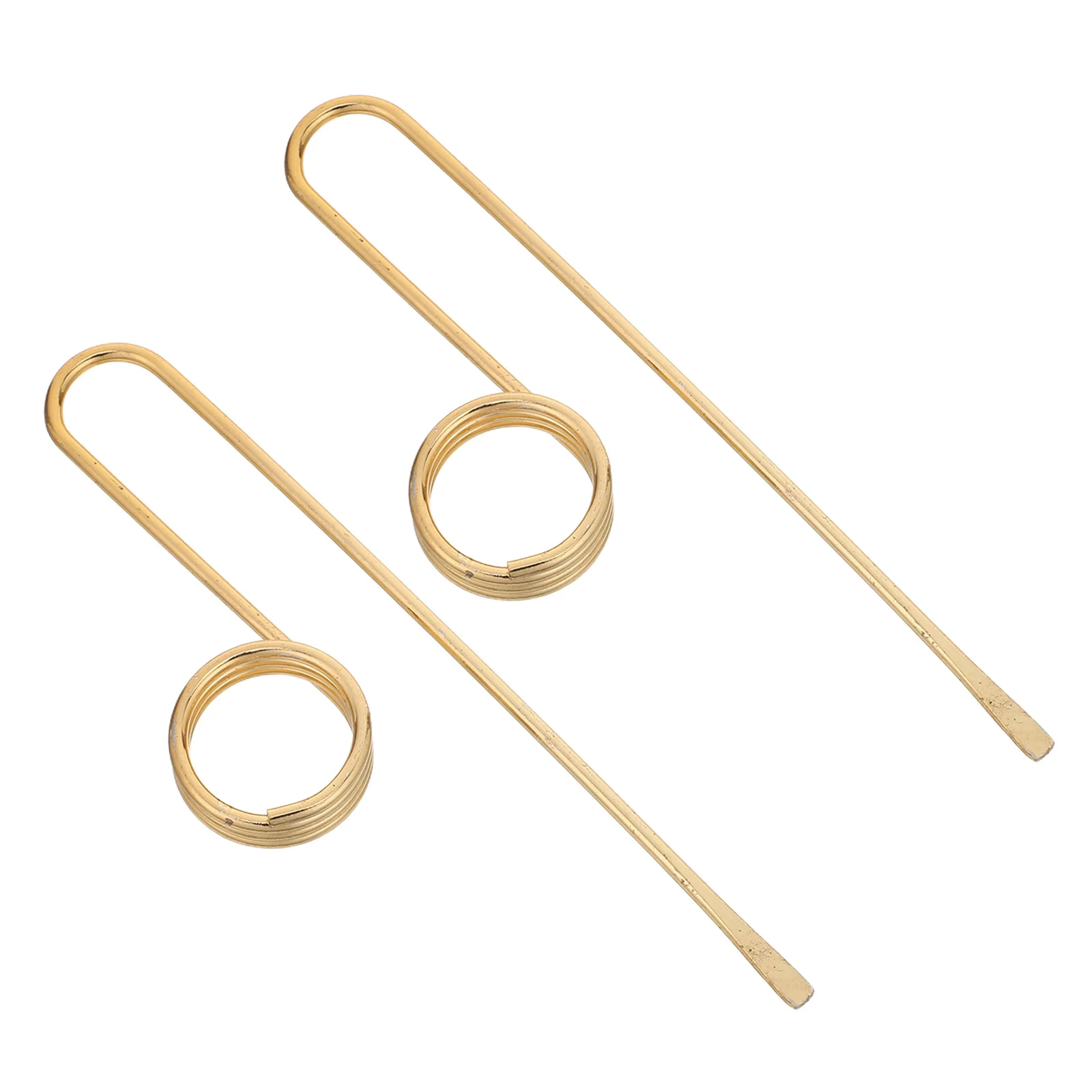 2pcs Metal Ring Bookmarks Premium Page Holders For Reading In Bed Office Home Use Lightweight Portable Book Holder Ring For Book