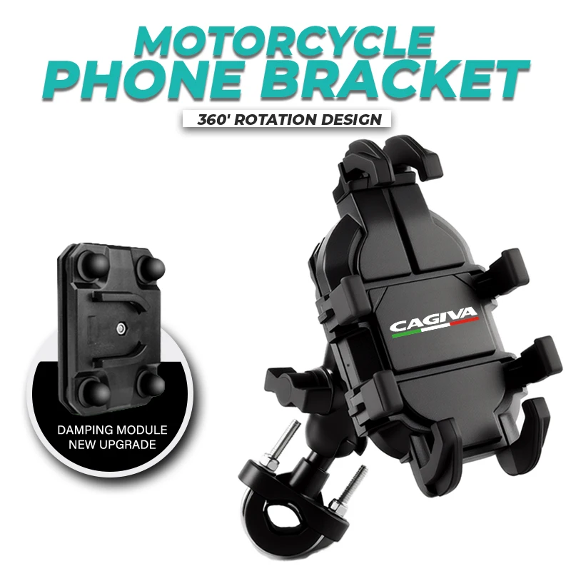 Soporte Universal para manillar de motocicleta, soporte de conducción a prueba de golpes para Cagiva Mito 125 Raptor 650 1000 Canyon, accesorios para motocicleta