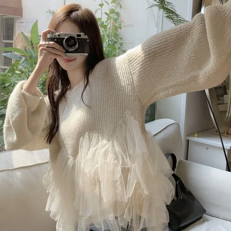 Suéteres Jumpers Jerséis Mujer Y2K Chenille Elegante Boxy Regular Invierno Frío Ártico Animal Suave Lindo Diversión Navidad Vacaciones OL