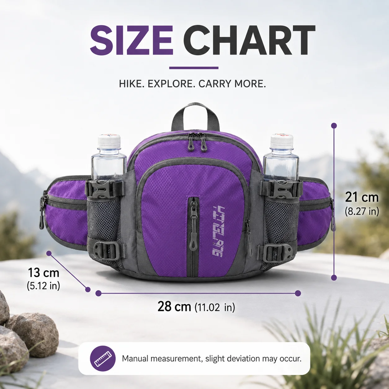 Lightweight Multifunctional Waist Bag Breathable Mesh Back Trail Running Hiking Travel Belt Bag Women Men Outdoor Sports Gift