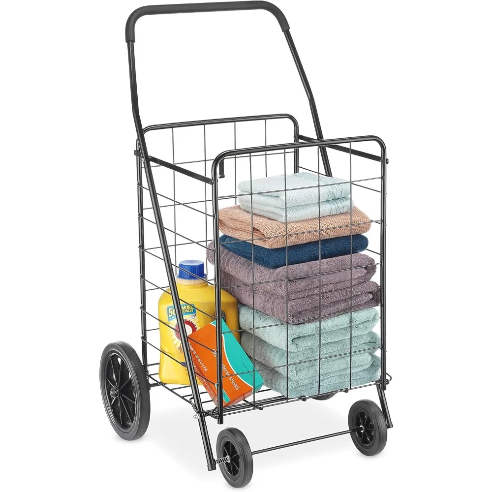 Whitmor deluxe Utility Cart, extra groß, schwarz