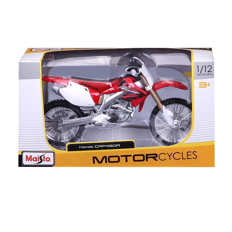 Maisto 1:12 Honda CRF450R alloy motorcycle model classic brand motorcycle die-casting static model collection gift toy