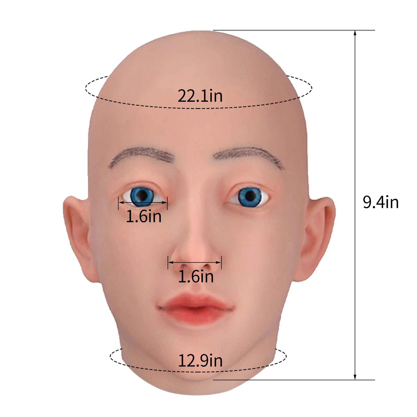 Silicone Mask Realistic Female Mask Crossdresser Costumes Drag Queen Male to Female Crossdressing Realistic Bodysuit Skin