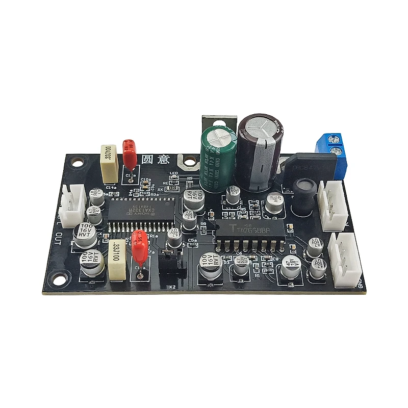 TA7668 Stereo Tape Recorder Head Preamp Amplifier Board With CXA1332 Dolby Noise Reduction