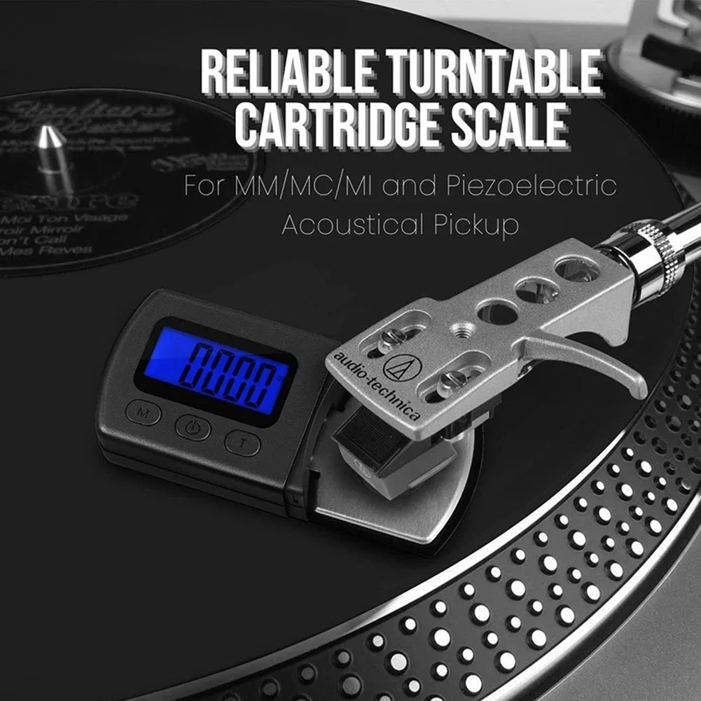 LCD Digital Turntable Stylus Force Scale Meter Gauge Backlight High Precise Tracking For Vinyl Record Needle Weighing Accuracy