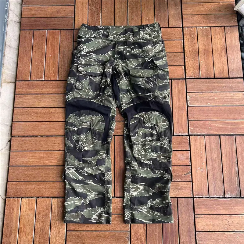 Jungle Tiger Spot Desert Night Camo G3 Tactical Trousers Frog Suit JWD Silver Tiger Spot Tear Resistance Single Pants