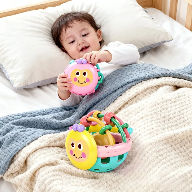 لعبة الاستيلاء على الكرة اللمسية للأطفال، التعليم الحسي المبكر لحديثي الولادة، ألعاب كرة الدف، ألعاب طحن مطاطية ناعمة، الصحة