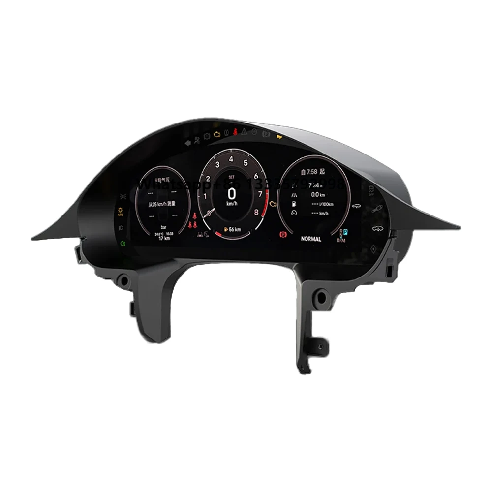

Krando Linux LCD Dashboard Instrument Panel Car Cockpit for Porsche Panamera 2010-2016 Digital Cluster Speedometer Display