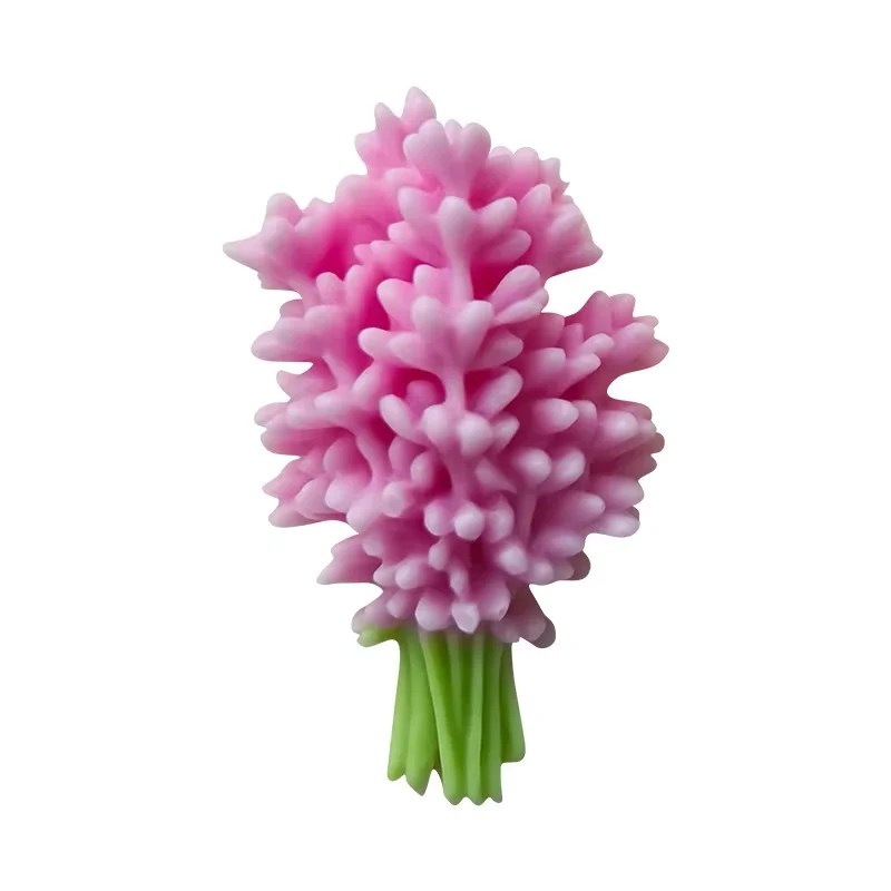DIY Lavender Flower Silicone Mold Handmade Aromatherapy Candle Resin Ornaments Molds Candy Chocolate Baking Mould