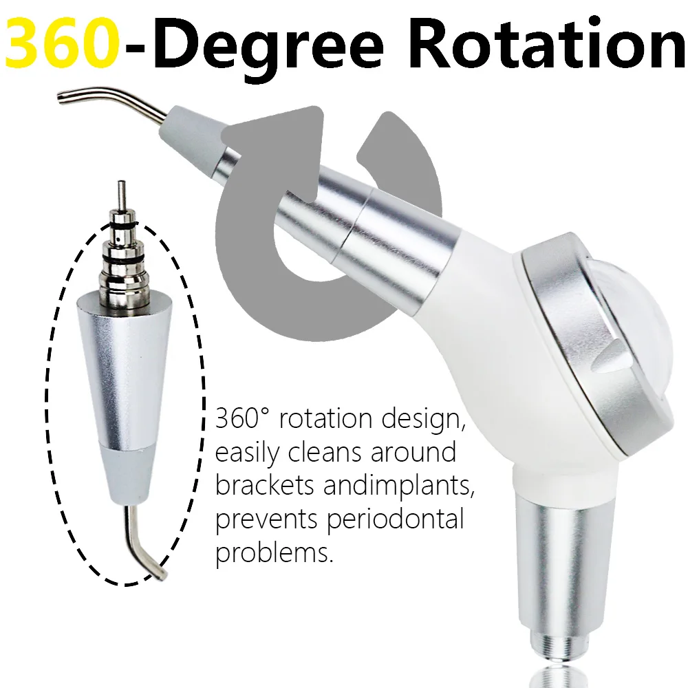 Dental Easy Jet Air Flow Teeth Polishing Polisher Handpiece Oral Hygiene Prophy Jet 2/4 Hole Hy Jet 2/4 Hole Dentistry Tools - view 5