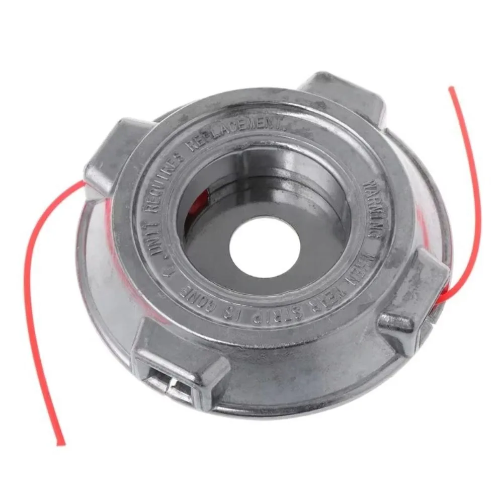 Aluminum Alloy Grass Trimmer Head Nylon Spool Iron Disc Lawn Mower Head No Need Disassemble Bump Feed Brush Cutter Head Home Use
