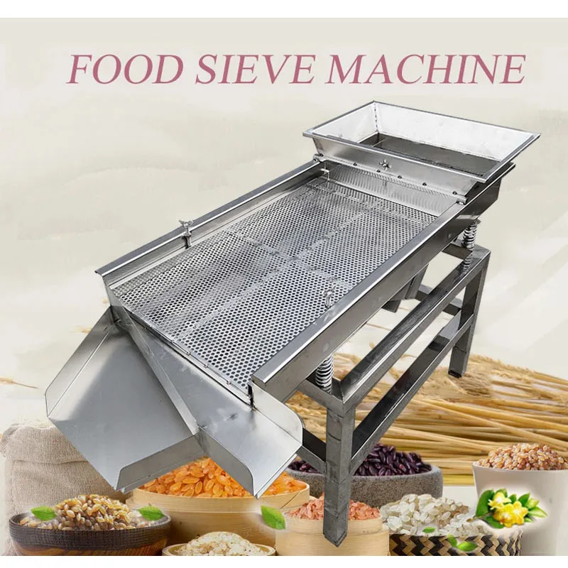 LXT Food Sieve Machine Vibrating Electric Screen Shock Large Granular Material Screening Machine Double Layer Sieves